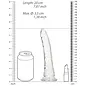 SHOTS AMERICA LLC REALROCK DILDO SLIM 7" CLEAR