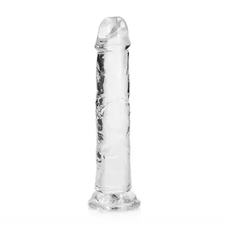 SHOTS REALROCK STRAIGHT DILDO 7" CLEAR