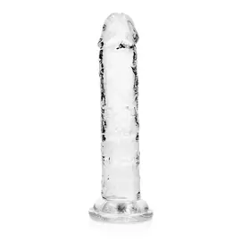 SHOTS AMERICA LLC DILDO REALROCK STRAIGHT 6" CLEAR