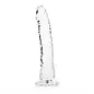 SHOTS AMERICA LLC DILDO REALROCK SLIM 8" CLEAR