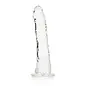 SHOTS REALROCK SLIM DILDO 6" CLEAR