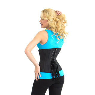 "O" HEAVENS "O" HEAVENS CORSET COTTON SIZE 22" BLACK