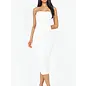 "O" HEAVENS DRESS BODYCON WHITE ONE SIZE