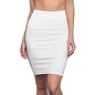 "O" HEAVENS "O" HEAVENS SKIRT PENCIL SKIRT WHITE S/M