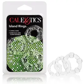CALIFORNIA EXOTICS CALEX BEADED COCK ISLAND RINGS
