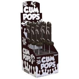 HOTT PRODUCTS SUCKER CUM COCK POPS DARK CHOCOLATE SINGLE