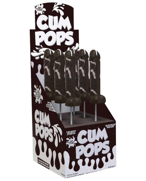 HOTT PRODUCTS CUM COCK POP DARK CHOCOLATE SINGLE