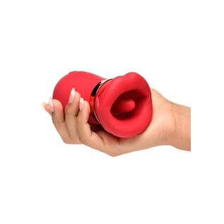 XR BRAND LICKGASM KISS ME MORE KISSING SUCKING & VIBRATING STIMULATOR