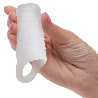 CALIFORNIA EXOTICS BASIC ESSENTIALS ENHANCEMENT SLEEVE CLEAR