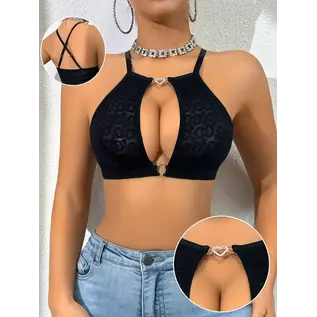 "O" HEAVENS "O" HEAVENS BRA DIAMOND CUT OUT