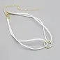 "OH" DOUBLE LAYER CIRCLE VELVET ROPE CHOKER VARIOUS