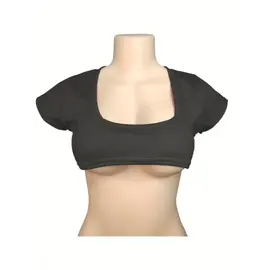 "OH" CROP TOP BLACK O/S
