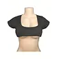 "O" HEAVENS CROP TOP BLACK ONE SIZE