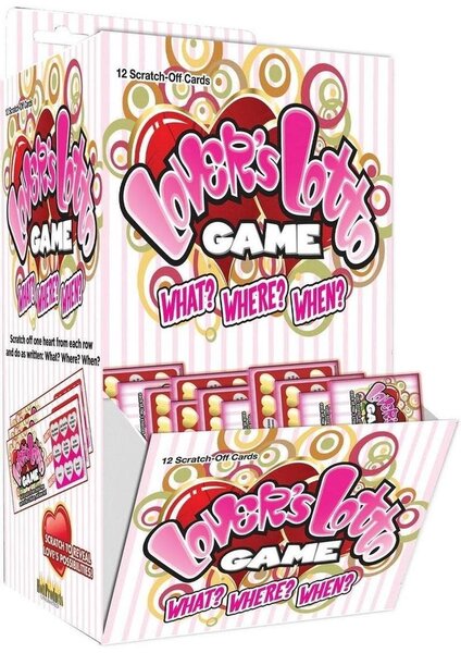 HOTT PRODUCTS LOVERS LOTTO SCRATCH TICKET