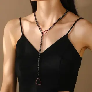 "O" HEAVENS "O" HEAVENS SLIDING NECKLACE HEART