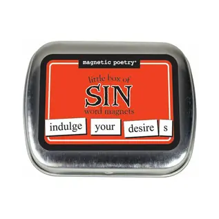 MAGNETIC POETRY MAGNETIC POETRY LITTLE BOX OF SIN MESSAGES