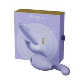 WOW TECH VIBE CLIT WOMANIZER DUO 2 RABBIT STIMULATOR LILAC