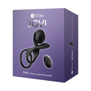 SNAIL VIBE SVIBE JOVI DUAL COUPLES STIMULATOR BLACK