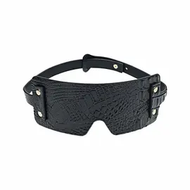 SHOTS OUCH! BLINDFOLD INTERNATIONAL ROME COLLECTION BLACK