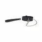 SHOTS OUCH! COLLAR & LEASH INTERNATIONAL ROME COLLECTION BLACK