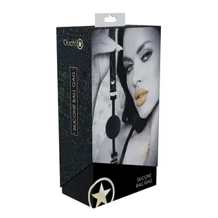 SHOTS OUCH BALL GAG ROME BLACK