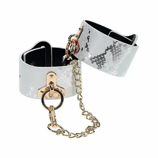 SHOTS AMERICA LLC OUCH! CUFFS INTERNATIONAL FLORENCE COLLECTION WHITE