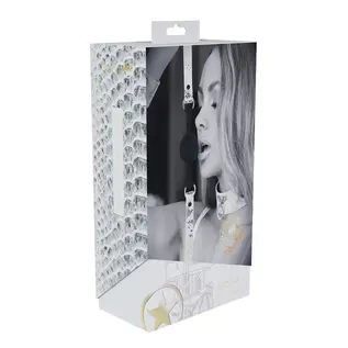 SHOTS AMERICA LLC OUCH! GAG INTERNATIONAL FLORENCE COLLECTION WHITE