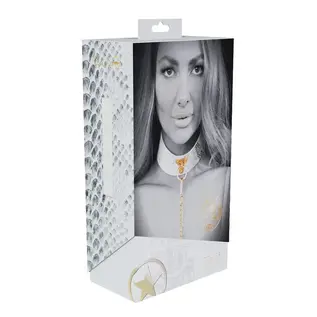 SHOTS OUCH COLLAR & LEASH FLORENCE WHITE