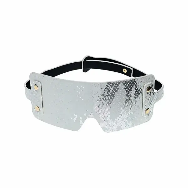 SHOTS OUCH BLINDFOLD INTERNATIONAL FLORENCE COLLECTION WHITE