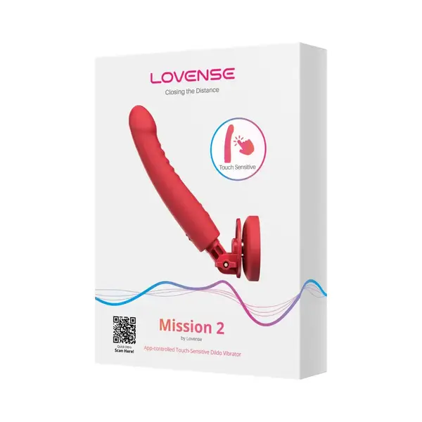 LOVENSE DILDO VIBE MISSION 2 APP/BLUETOOTH PINK