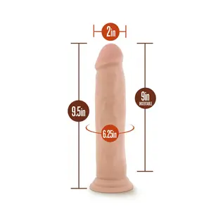 BLUSH DILDO AU NATUREL MAGNUM 9.5" LIGHT