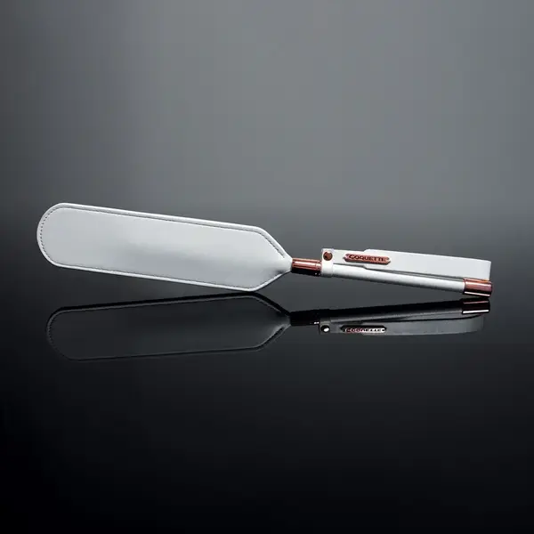 COQUETTE PADDLE LEATHER  WHITE