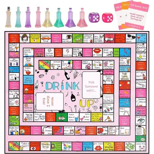 "O" HEAVENS PARTY GAME DRINK UP GAME BOARD GAME