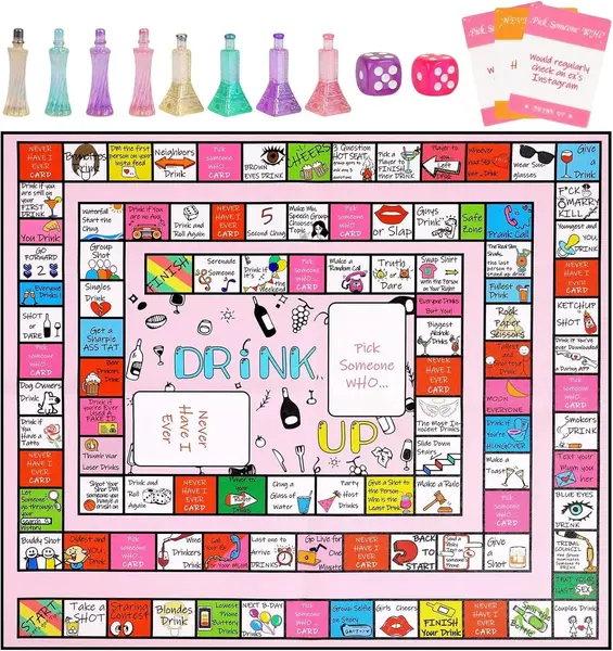"O" HEAVENS DRINK UP PARTY GAME