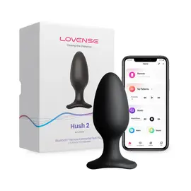LOVENSE ANAL PLUG HUSH 2 APP/BLUETOOTH LARGE
