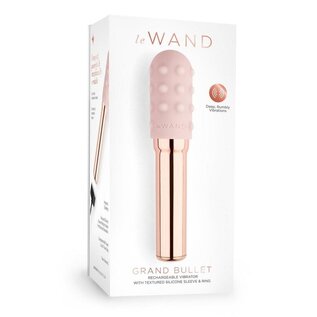 LE WAND GRAND CHROME TEXTURED BULLET