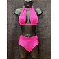MINOR CREATIONS BOYSHORT & KEY HOLE TOP ONE SIZE PINK