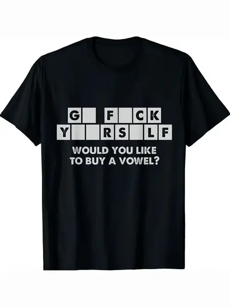 "O" HEAVENS T-SHIRT GO F YOURSELF BLACK