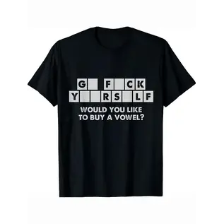 "O" HEAVENS T-SHIRT GO F YOURSELF BLACK