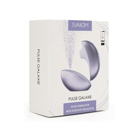 SVAKOM PULSE CLIT STIM VIBE BLUETOOTH GALAXIE LAVENDER