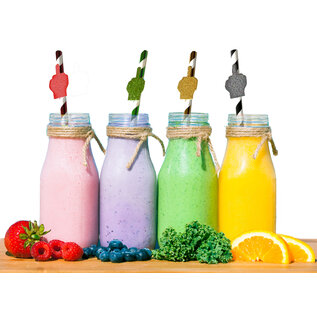 CANDY PRINTS STRAWS HAPPY FUCKING BIRTHDAY TALL