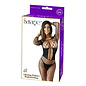 SAVAGE BODYSTOCKING ALLURING FISHNET BLACK
