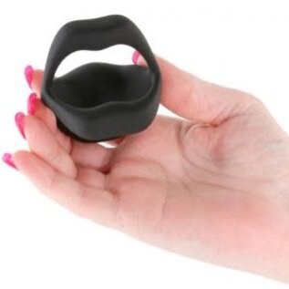 NS NOVELTIES TECHNO COCK RING STROBE STIMULATION APP CONTROL BLK