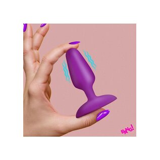 XR BRAND BANG ANAL PLUG FLEXIBLE VIBRATING PURPLE