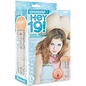 ICON BRANDS HEY 19! STROKER DOUBLE END LEAH GOTTI CLEAR/VANILLA
