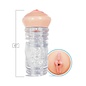 ICON HEY 19! DOUBLE ENDED STROKER LEAH GOTTI CLEAR/VANILLA