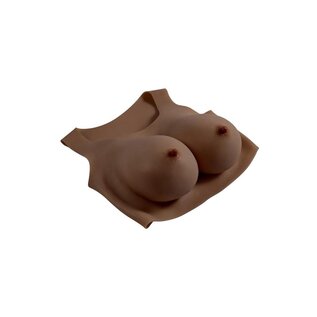 EVOLVED GENDER X BREAST PLATE E CUP CHOCOLATE