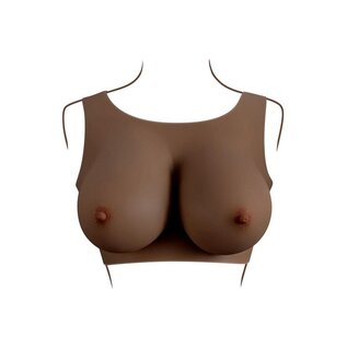 GENDER X BREAST PLATE E CUP CHOCOLATE