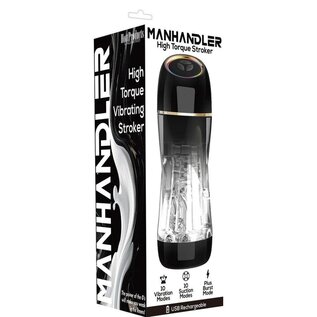 HOTT PRODUCTS MANHANDLER HIGH TORQUE VIBRATING STROKER