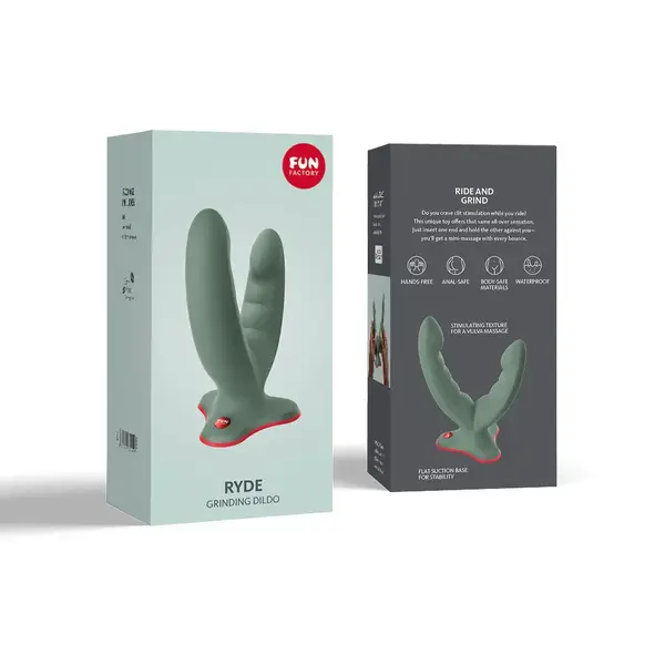 FUN FACTORY DILDO RYDE DOUBLE OLIVE 5"